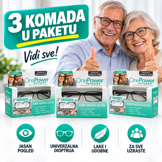 Naočare koje mijenjaju sve | 2+1 GRATIS! Samopodesiva dioptrija!